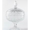 Clear Glass Candy Jar